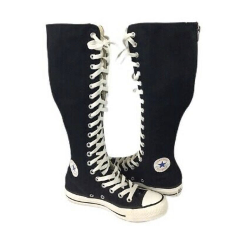 converse knee high boots uk